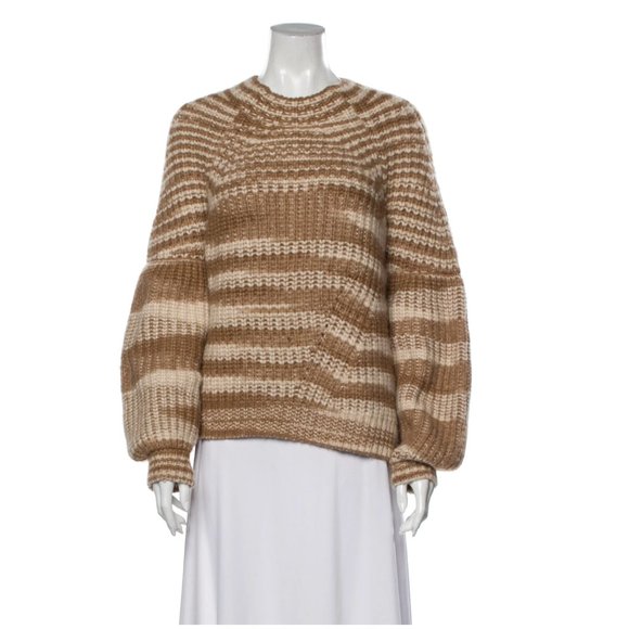 Striped Crew Neck Sweater - Picture 3 of 7